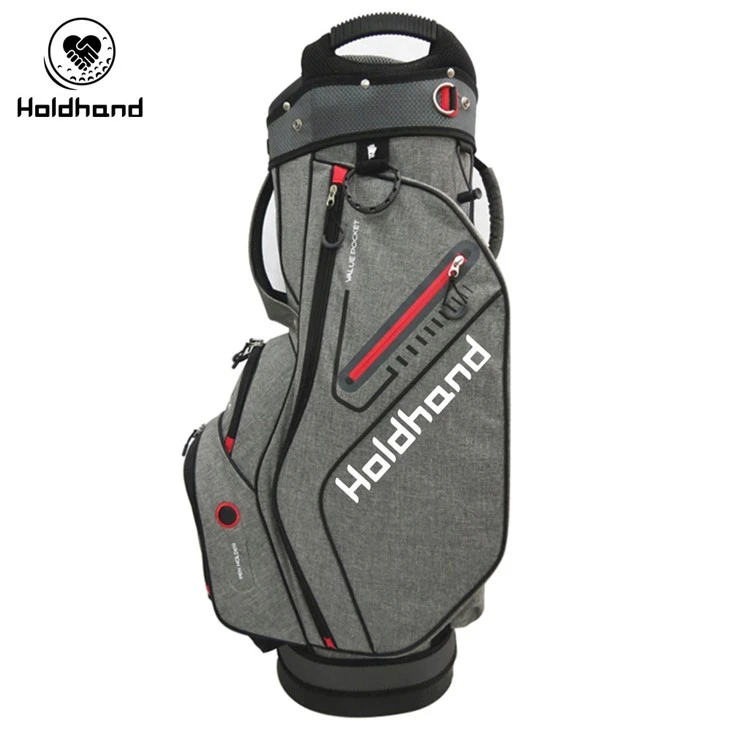 High‑Volume Custom Golf Cart Bag Manufacturer – 14‑Way Divider Cart Bag With Custom Logo Embroidery suppliers
