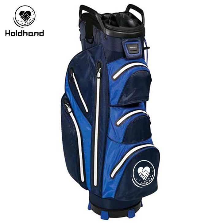 High‑Volume Custom Golf Cart Bag Manufacturer – 14‑Way Divider Cart Bag With Custom Logo Embroidery best