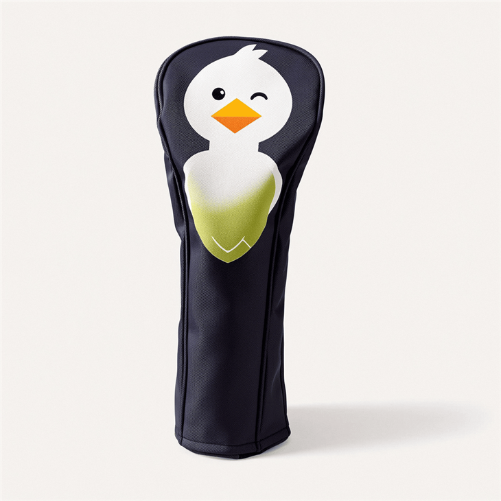 Premium Leather High Quality Embroidery Printed Wood Iron Putter Custom Golf Club Headcover Leather Golf Head Covers