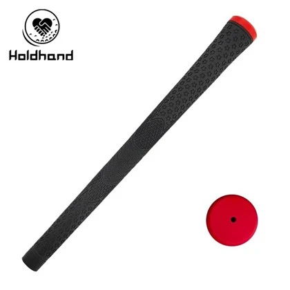 High-Performance Golf Iron Grip – Black Rubber With Optimized Anti-Slip Texture