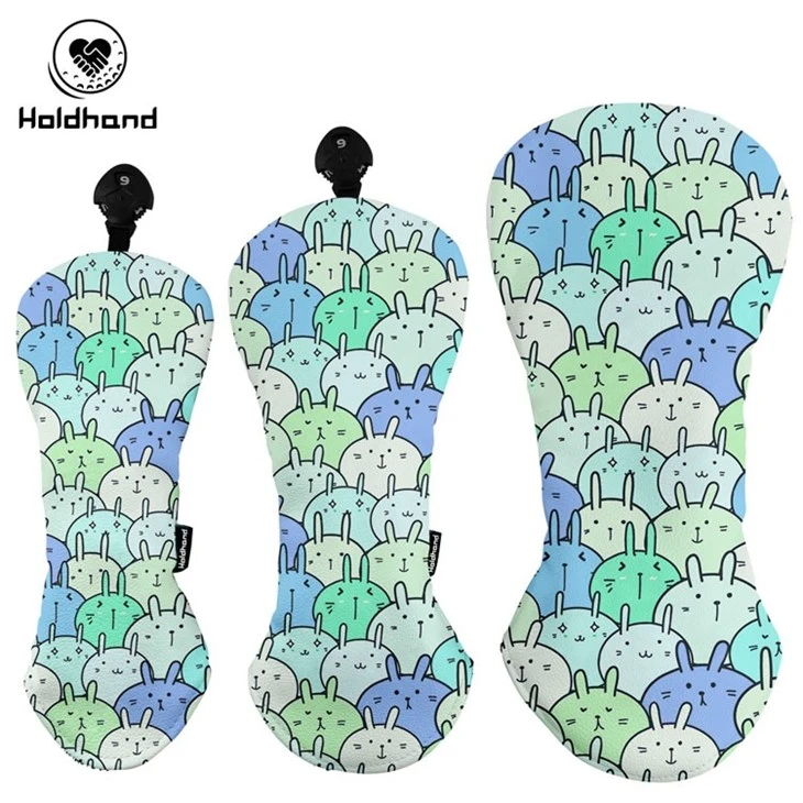 Wholesale PU Leather Golf Headcovers Club Head Cover Driver Headcover