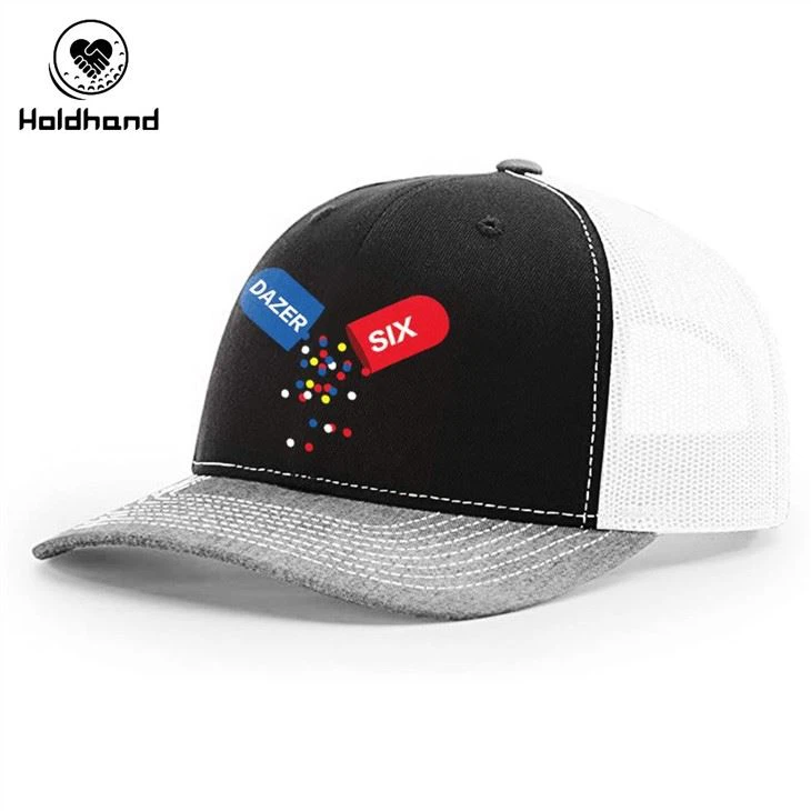 Black Truck Hat Printed Hat Golf Hat Outdoor Sports